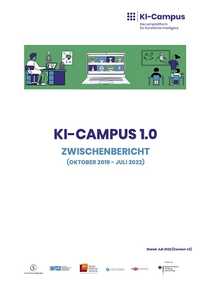 Titelblatt: KI-Campus Zwischenbericht Titelblatt: KI-Campus Zwischenbericht