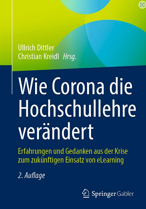 Buchcover "Wie Corona die Hochschullehre verändert" Buchcover "Wie Corona die Hochschullehre verändert"