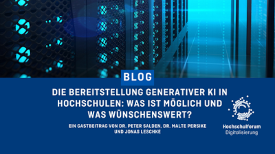 hfd_Bereitstellung generativer KI in Hochschulen.png Screenshot der Blogmeldung