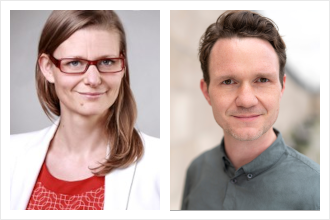 Dr. Britta Leusing und Stefan Göllner (beide KI-Campus) Bild von Dr. Britta Leusing und Stefan Göllner