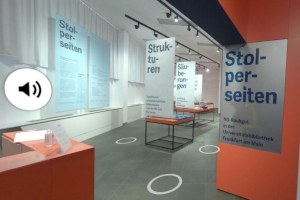 Grundlagenartikel: 360°-Lernumgebungen Das Bild zeigt eine virtuelle 360°-Ausstellung.