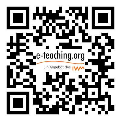 QR-Code zu e-teaching.org QR-Code zu e-teaching.org