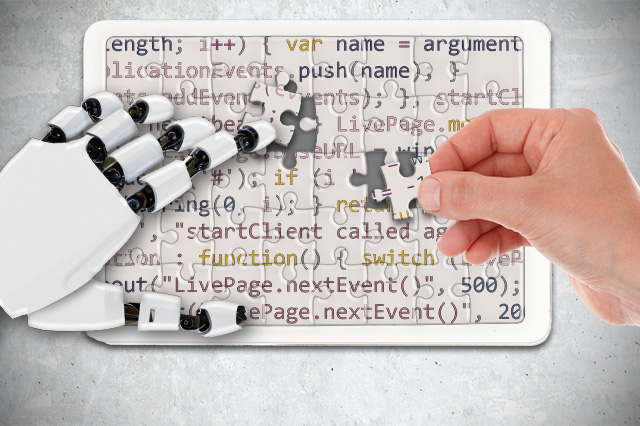 Bild zum Beitrag: Zur Themenseite „KI in Studium und Lehre“